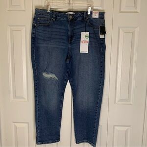 Celebrity Pink Mid Rise Distressed; The Bestie Girlfriend Jeans Size 20